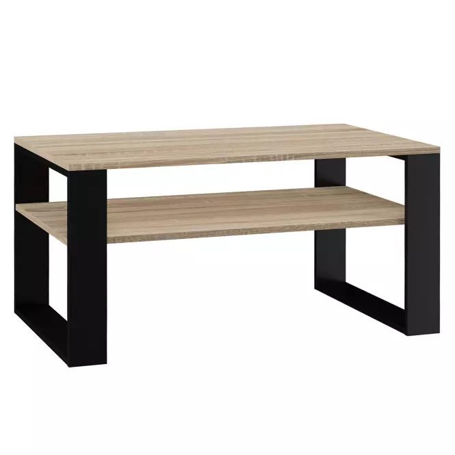 Konferenčný stolík Modern 1p Sonoma/Čierna