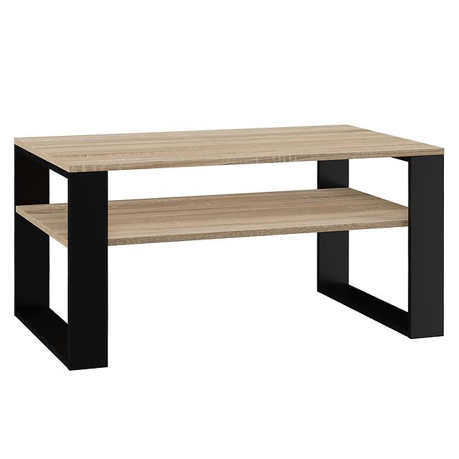 Konferenčný stolík Modern 1p Sonoma/Čierna
