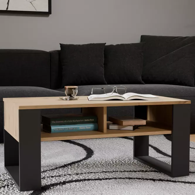 Konferenčný stolík Modern 2p Artisan/Antracit