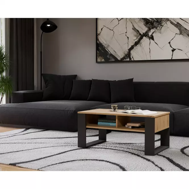 Konferenčný stolík Modern 2p Artisan/Antracit