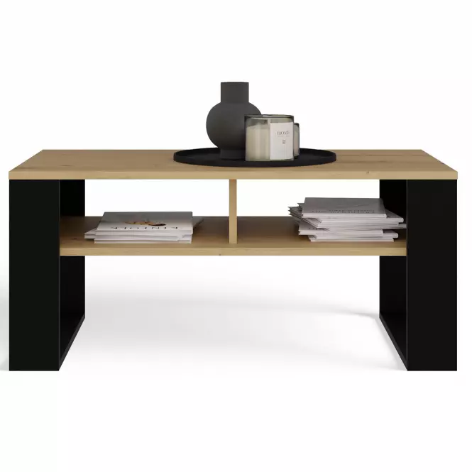 Konferenčný stolík Modern 2p Slim Artisan/Čierna
