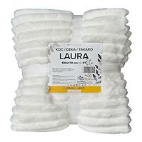 Deka Laura 130x170 cm 1 biela
