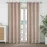 Záves na priechodkách KSENIA YC11867/280G/7/140x250 hnedý