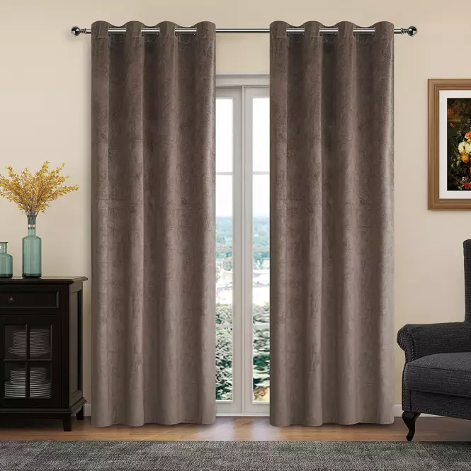Záves na priechodkách LILI YC11931/280G/05/140x250 hnedý