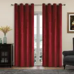 Záves na priechodkách LILI YC11931/280G/11/140x250 červený