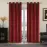 Záves na priechodkách LILI YC11931/280G/11/140x250 červený