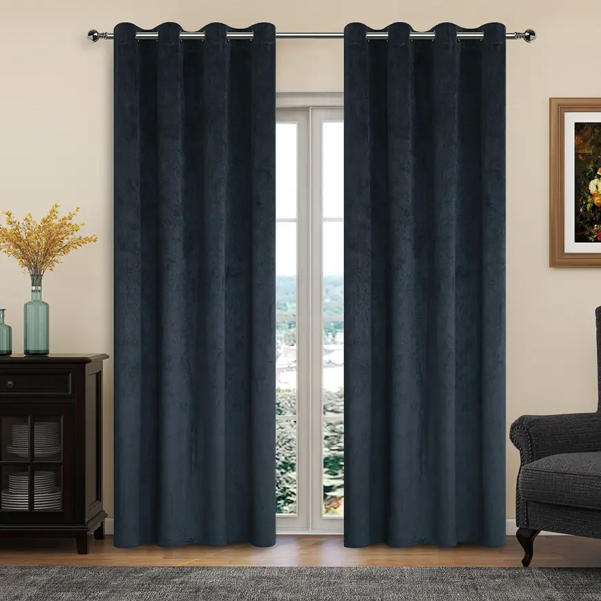 Záves na priechodkách LILI YC11931/280G/19/140x250 sivý