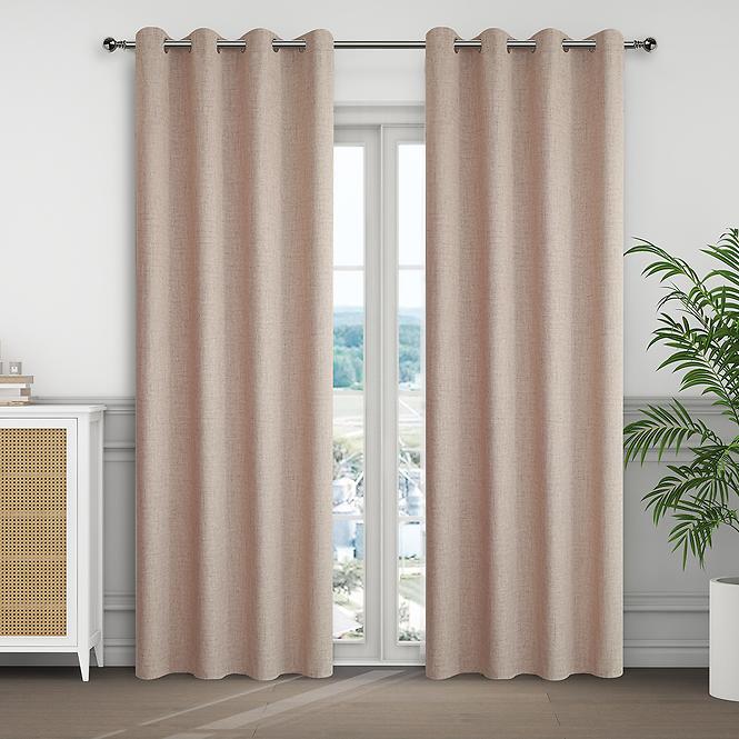Závesový materiál YC11867/280G/M2/7 hnědá 150 Tovar na mieru