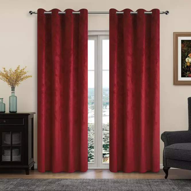 Závesový materiál YC11931/280G/11 červená 280 Tovar na mieru