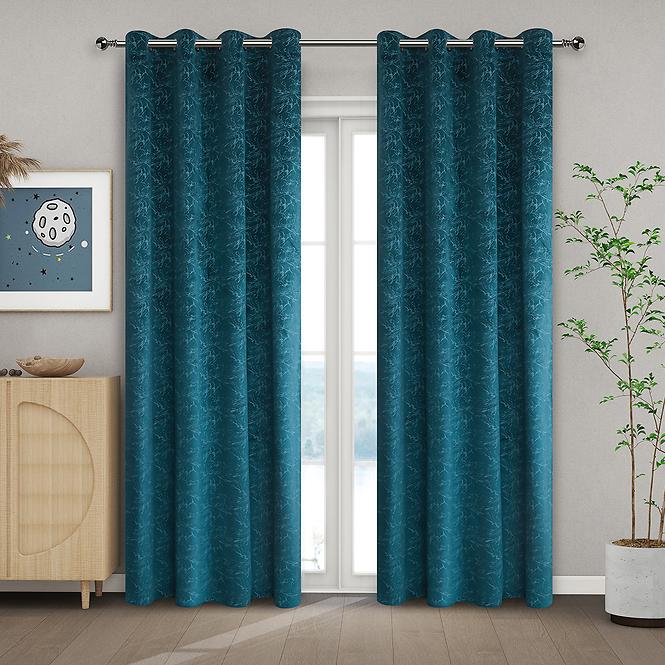 Závesový materiál YC11934/280G/21 tyrkysová 280 Tovar na mieru