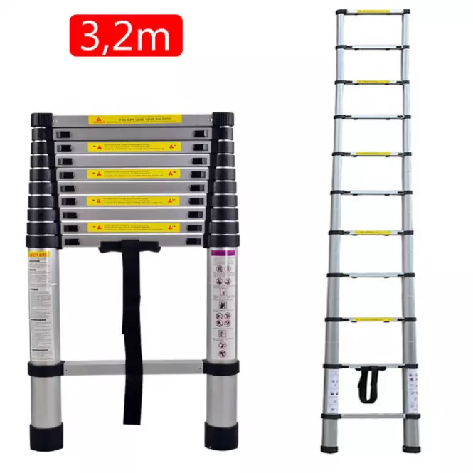 Teleskopický rebrík 3.2m