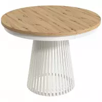 Rozkladací stôl  Garda Biela/Artisan