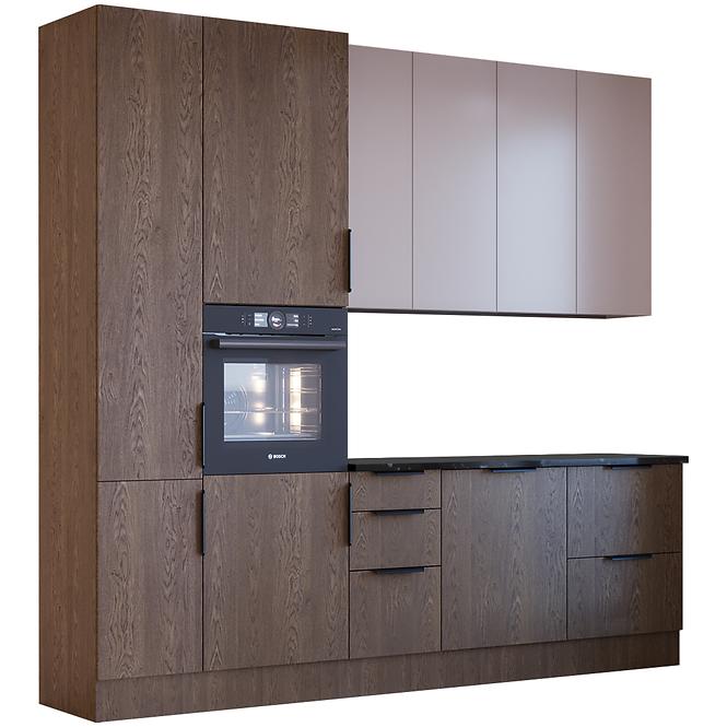 Kuchynská linka Luxeo 260 Baltic Storm/Beige Set 3