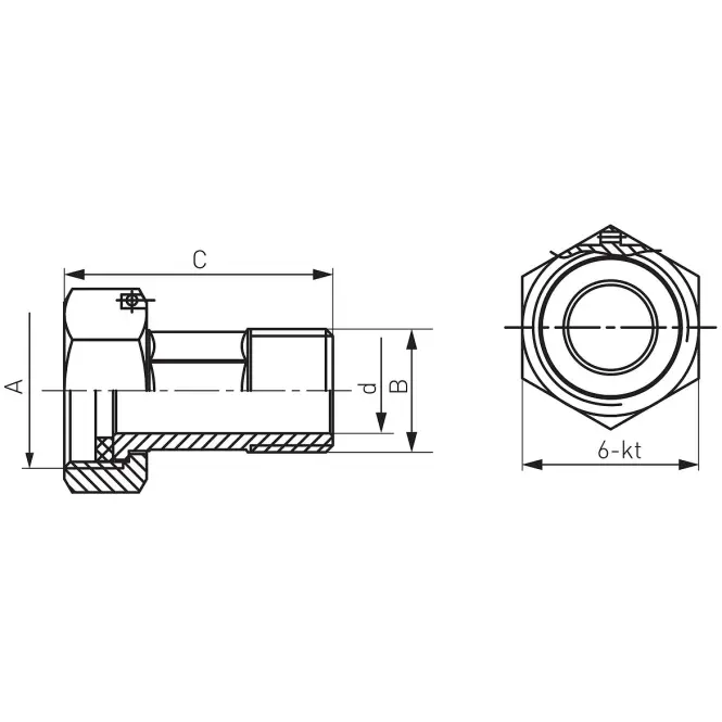 Polšrubenie k vodomeru 1/2” SG11,2