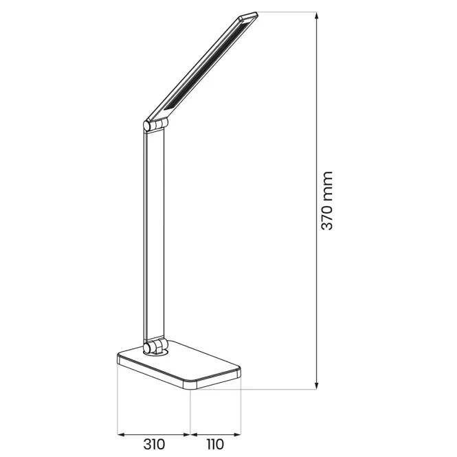 Stolová lampa ALPHA LED ML1902 4W Black LB1