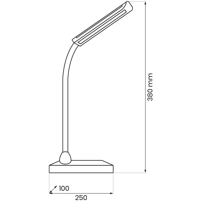 Stolová lampa EPIC LED ML1904 4W Black LB1