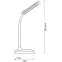 Stolová lampa EPIC LED ML1905 4W White LB1,4