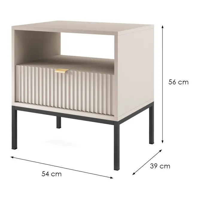 Nočný stolíkNova S54 Kašmír N.C.,2
