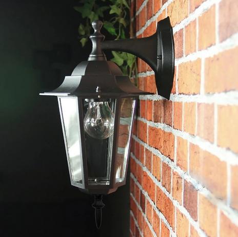 Záhradná lampa BELLIS E27 Black KD1