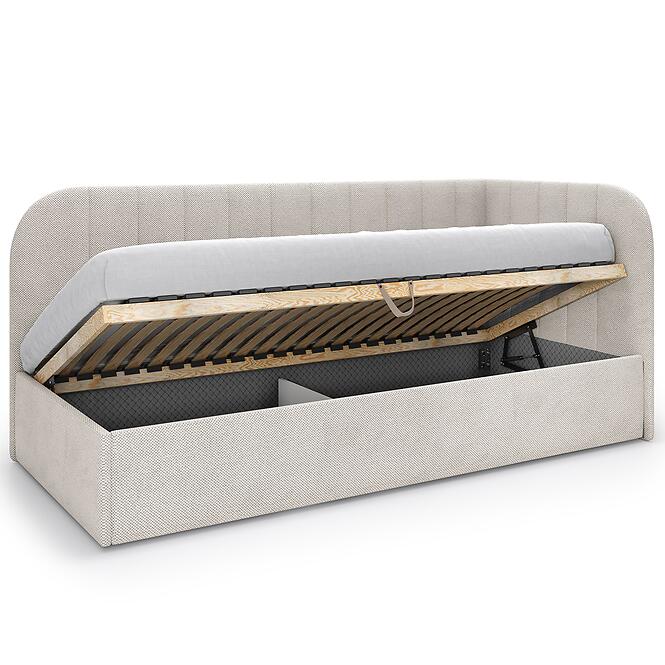 Posteľ Millow P 90x200 z mat Curio 02 bez,3