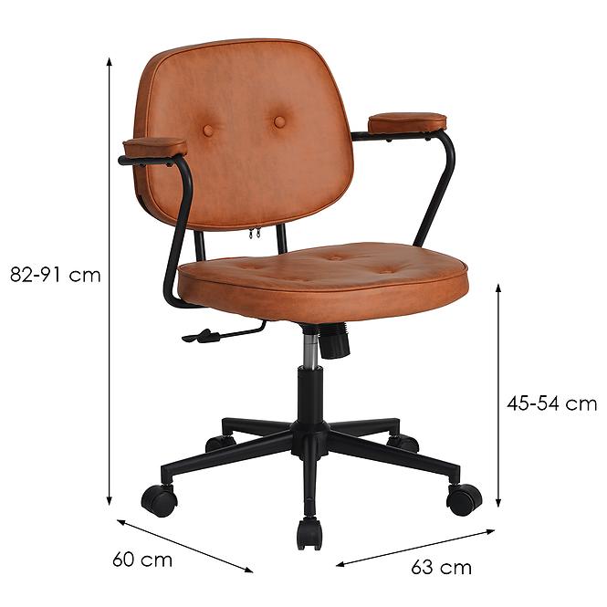 Kancelárske kreslo Addison 12120 hnedý