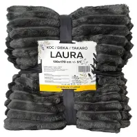 Deka Laura 130x170 cm 11 tmavosivá
