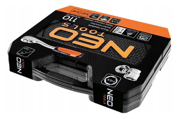 Neo Sada Nástrčných Kľúčov 108 KS 1/2". 1/4" 10-212,2