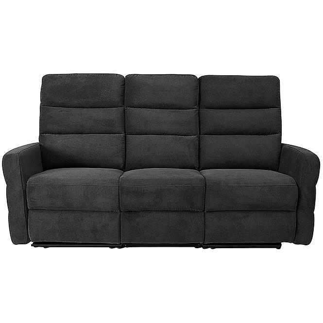 Pohovka Belize 3SJ NLK314 čierna s relaxačnou funkciou