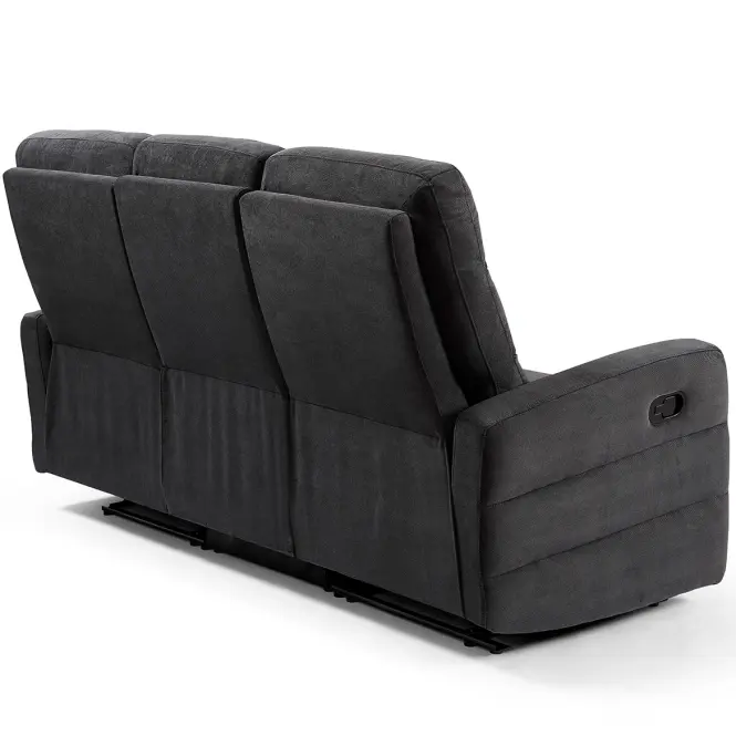 Pohovka Belize 3SJ NLK314 čierna s relaxačnou funkciou,5