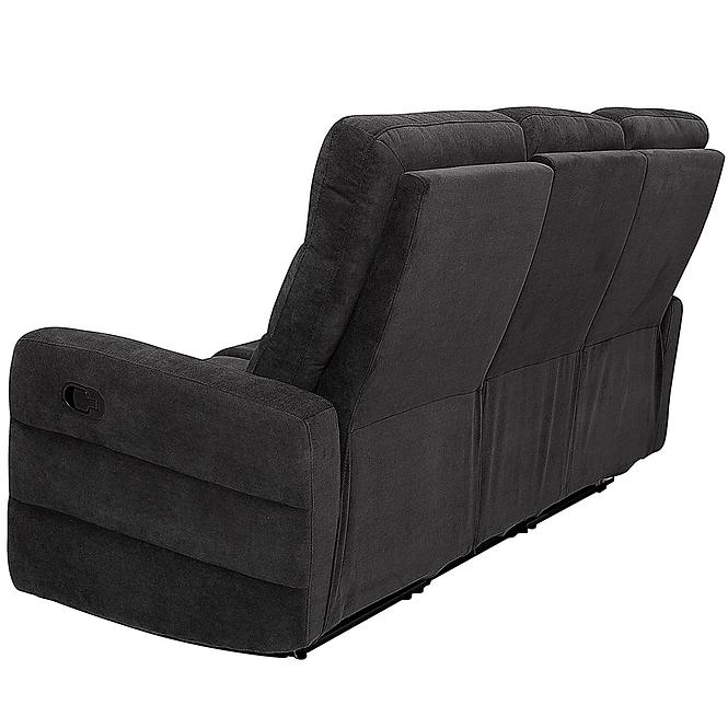 Pohovka Belize 3SJ NLK314 čierna s relaxačnou funkciou