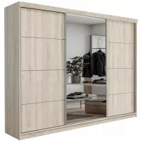 Skriňa Palermo 250 Sonoma+Zrkadlo