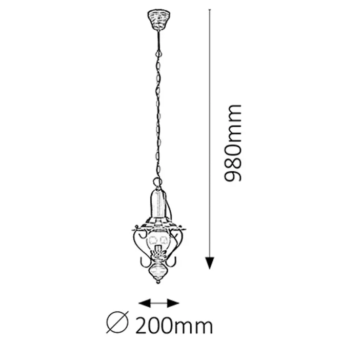 Lampa Enna 7869 LW1,2