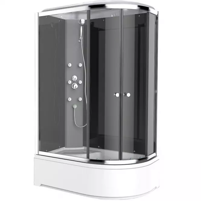 Hydromasážný box Kaja Ľavý 120/80 W.B. 5-El