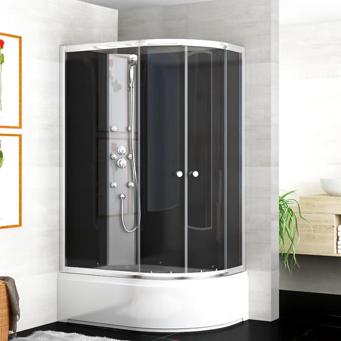 Hydromasážný box Kaja Ľavý 120/80 W.B. 5-El
