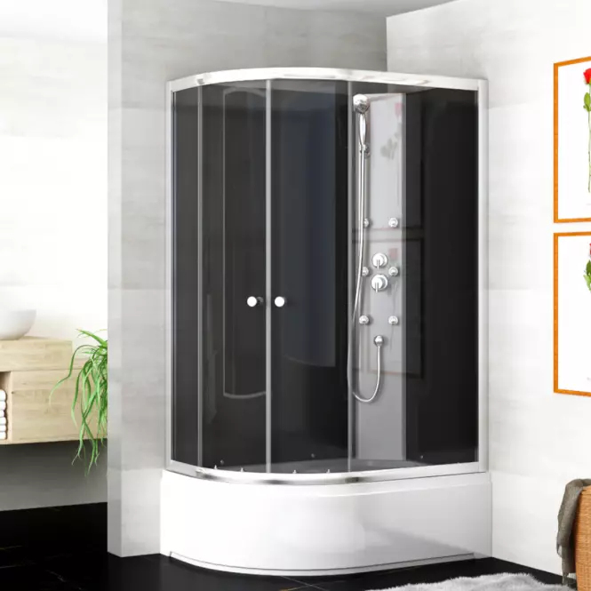Hydromasážný box Kaja Pravý 120/80 W.B. 5-El.