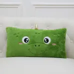 Vankúš dinosaurus 30x56cm zelený