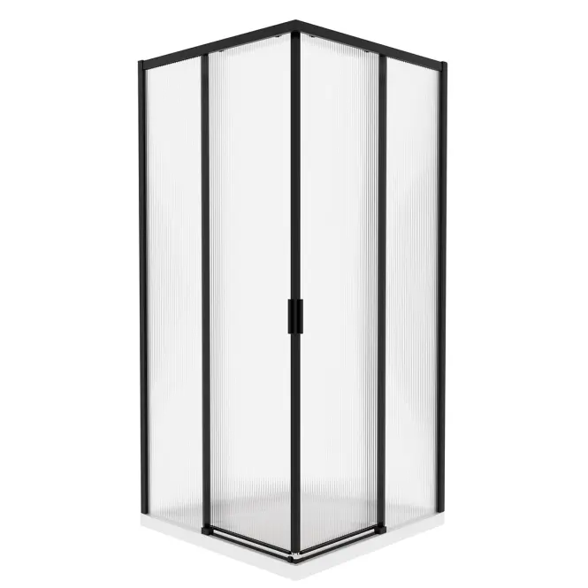 Sprchový kút štvorcový Eter 80x80x190 black