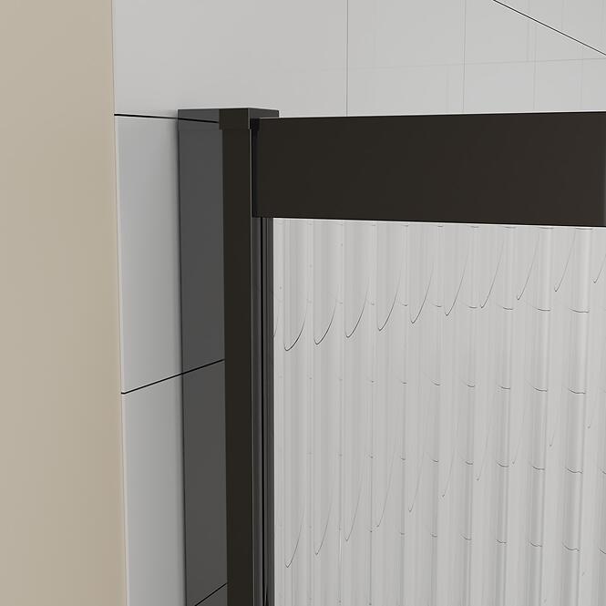 Sprchový kút štvorcový Eter 80x80x190 black