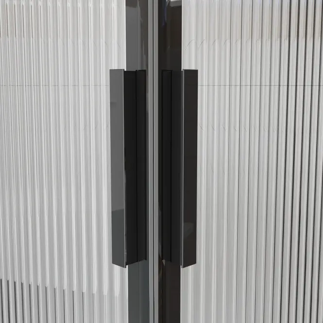 Sprchový kút štvorcový Eter 80x80x190 black,4