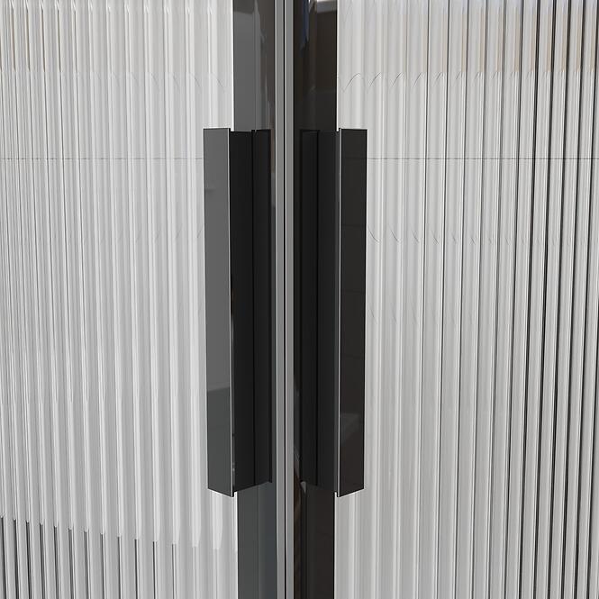 Sprchový kút štvorcový Eter 80x80x190 black,4