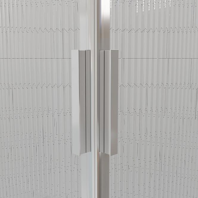 Sprchový kút štvorcový Eter 80x80x190 chróm