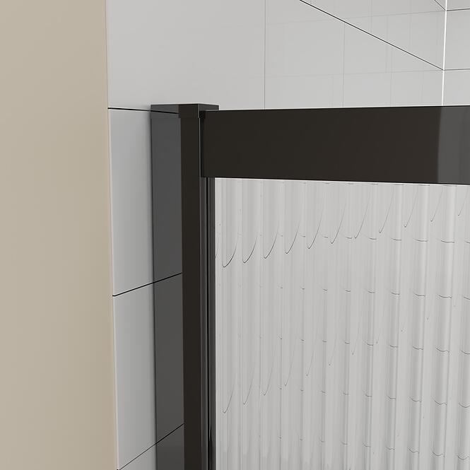 Sprchový kút štvorcový Eter 90x90x190 black