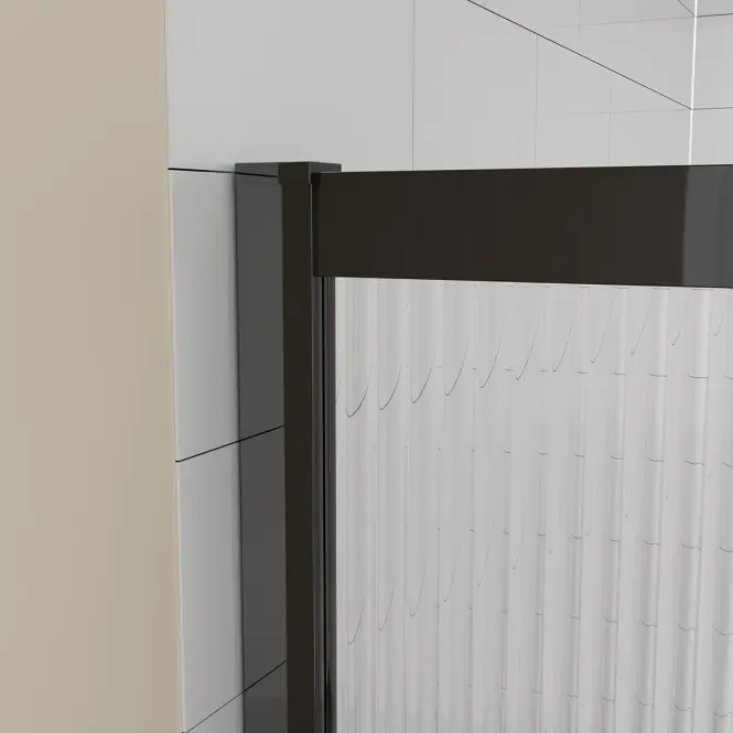 Sprchový kút štvorcový Eter 90x90x190 black,3