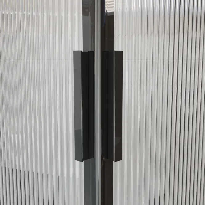 Sprchový kút štvorcový Eter 90x90x190 black,4