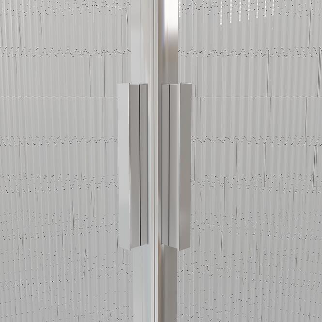 Sprchový kút štvorcový Eter 90x90x190 chróm