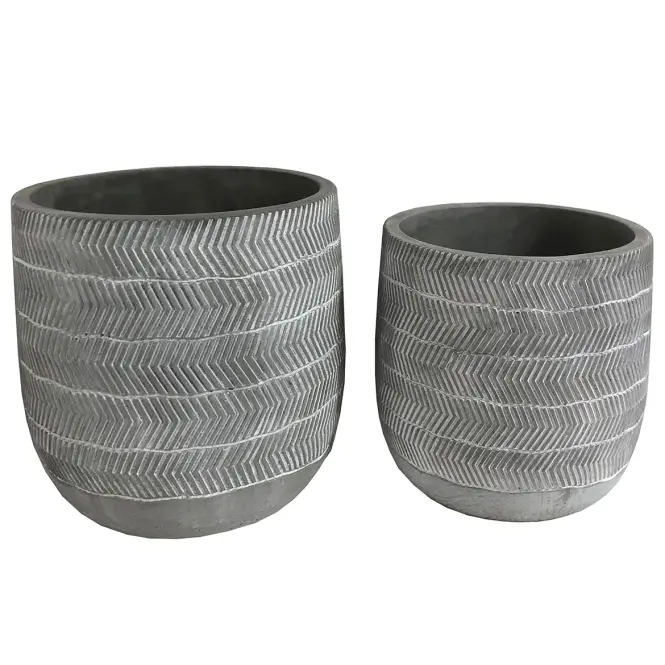 Kvetináč YS46172S cement,3