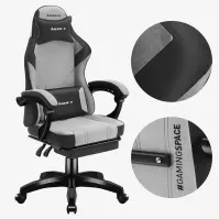 Kreslo Pre Hráča Huzaro Force 3.7 Grey