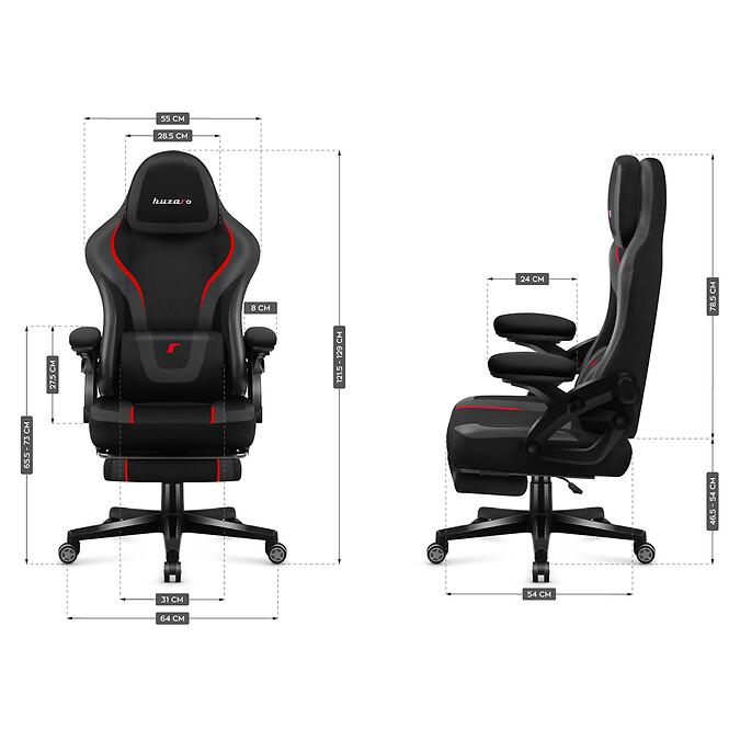 Kreslo Pre Hráča Huzaro Force 4.6 Carbon