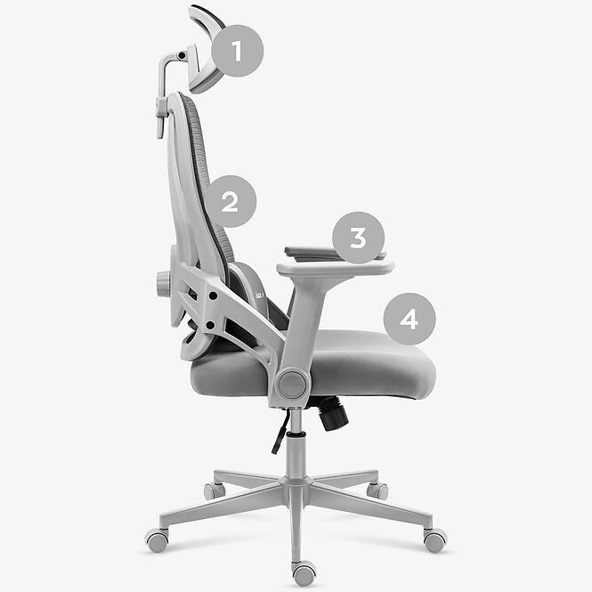 Kreslo Pre Hráča Huzaro Combat 2.7 Grey,10