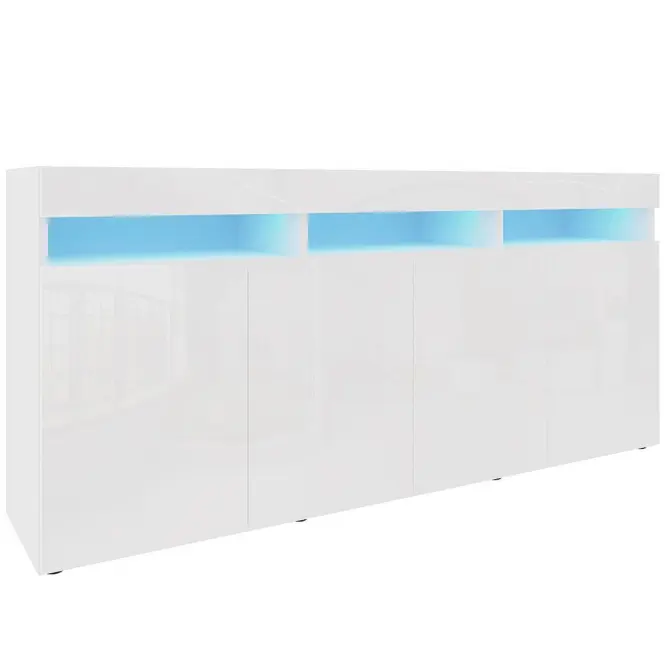 Komoda Izumi 175 WH biela mat/lesk